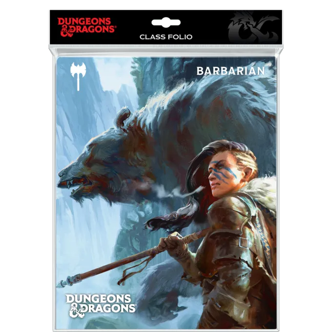 ULTRA PRO Class Folio D&D Incl Stickers Barbarian 3 ULTRA PRO Class Folio D&D Incl Stickers Barbarian
