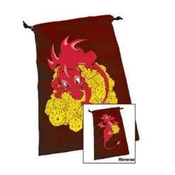 STEVE JACKSON GAMES Dice Bag Dragon Dice Red