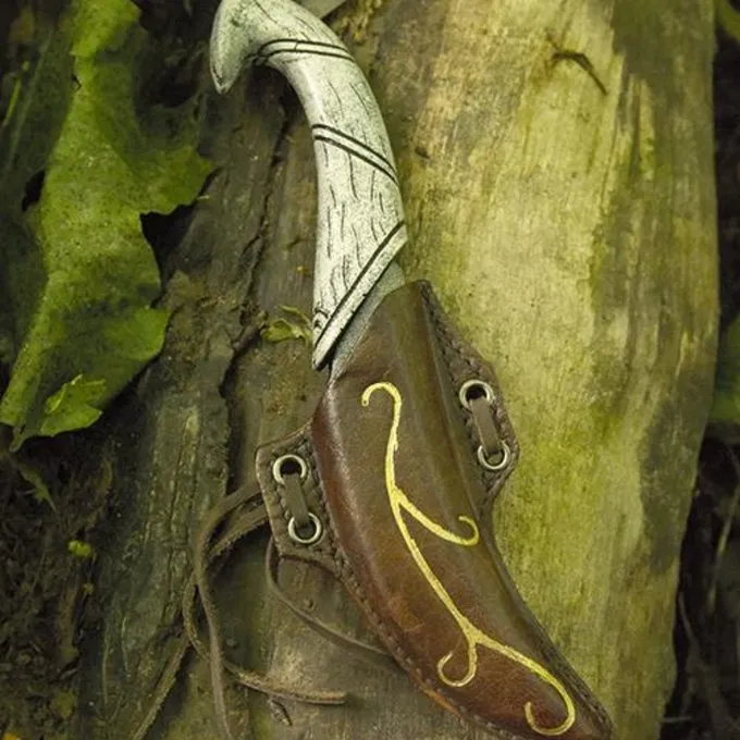 Epic Armoury Houder Voor LARP Elf Werpmessen Incl. Mes 3 Epic Armoury Houder Voor LARP Elf Werpmessen Incl. Mes