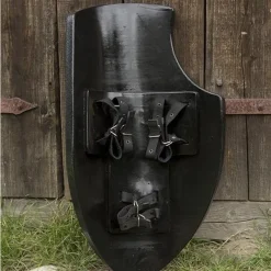 Epic Armoury Knight Shield, Groen/wit, LARP Schild -Game Promotie Winkel knight shield groen wit larp schild 3