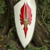 Epic Armoury LARP Elvenschild Rood-wit, 120 X 55 Cm -Game Promotie Winkel larp elvenschild rood wit 120 x 55 cm