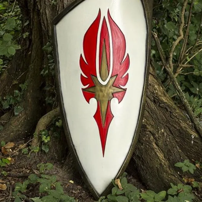 Epic Armoury LARP Elvenschild Rood-wit, 120 X 55 Cm 3 Epic Armoury LARP Elvenschild Rood-wit, 120 X 55 Cm