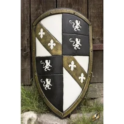 Epic Armoury LARP Leeuwenschild Wit/zwart/goud -Game Promotie Winkel larp leeuwenschild wit zwart goud 4