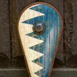 Epic Armoury LARP Normandisch Schild Blauw-wit