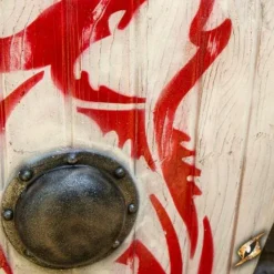 Epic Armoury LARP Normandisch Schild Wolf -Game Promotie Winkel larp normandisch schild wolf 2