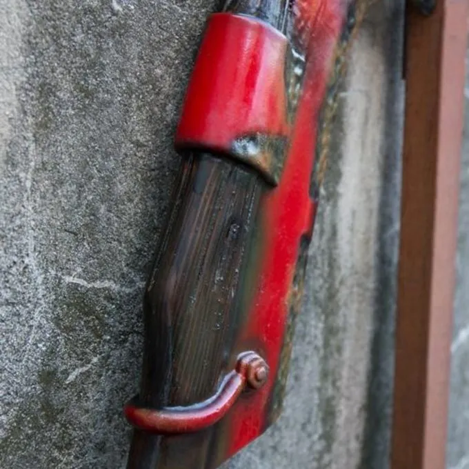 Epic Armoury LARP Roestige Maaihaak, Rood 6 Epic Armoury LARP Roestige Maaihaak, Rood - Afbeelding 5