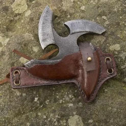 Epic Armoury LARP Shuriken Met Houder, Bruin