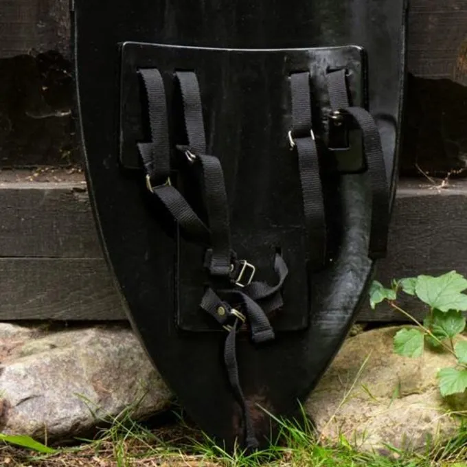 Epic Armoury LARP Vliegerschild Staal-hout 4 Epic Armoury LARP Vliegerschild Staal-hout - Afbeelding 2