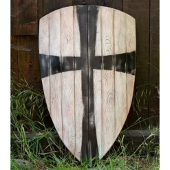 Epic Armoury LARP Vliegerschild Zwart Kruis -Game Promotie Winkel larp vliegerschild zwart kruis 2