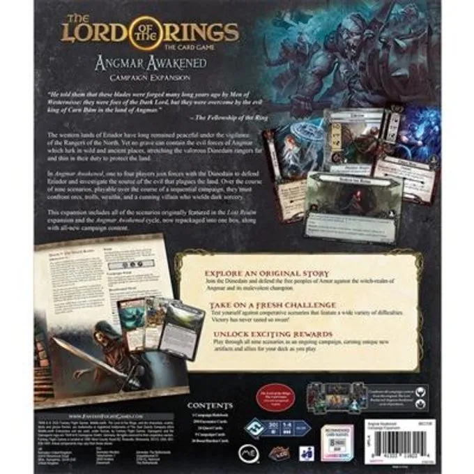 FANTASY FLIGHT GAMES Lord Of The Rings LCG Angmar Awakened Campaign Ex 5 FANTASY FLIGHT GAMES Lord Of The Rings LCG Angmar Awakened Campaign Ex - Afbeelding 3
