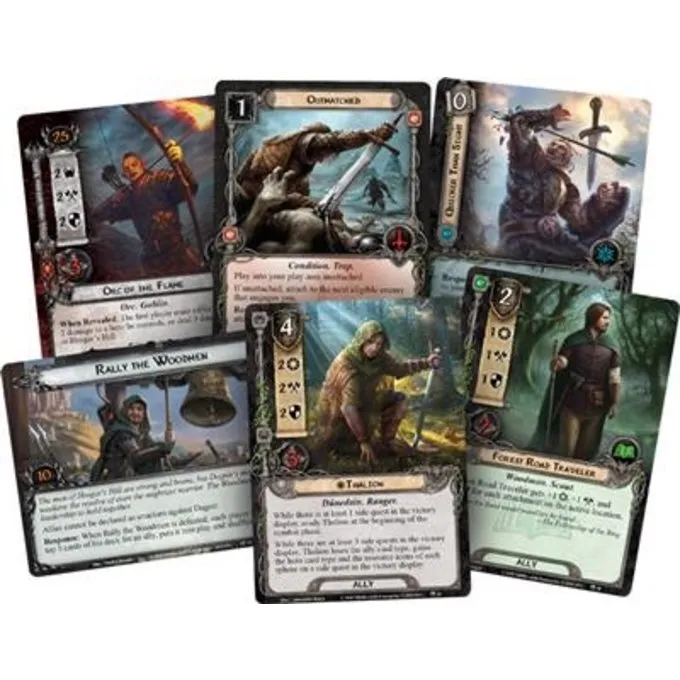 FANTASY FLIGHT GAMES Lord Of The Rings LCG: Fire In The Night 4 FANTASY FLIGHT GAMES Lord Of The Rings LCG: Fire In The Night - Afbeelding 2