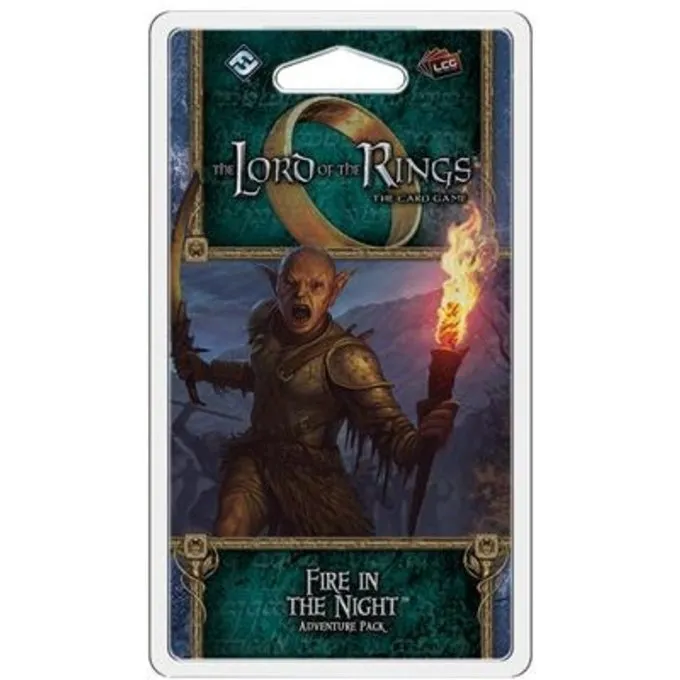 FANTASY FLIGHT GAMES Lord Of The Rings LCG: Fire In The Night 3 FANTASY FLIGHT GAMES Lord Of The Rings LCG: Fire In The Night