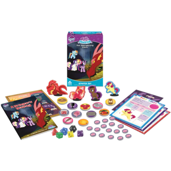 RIVER HORSE MLP Tails Of Equestria Starter Set 3 RIVER HORSE MLP Tails Of Equestria Starter Set