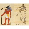 Papyruskleurplaat Egyptische God Anubis 2 Papyruskleurplaat Egyptische God Anubis -Game Promotie Winkel papyruskleurplaat egyptische god anubis