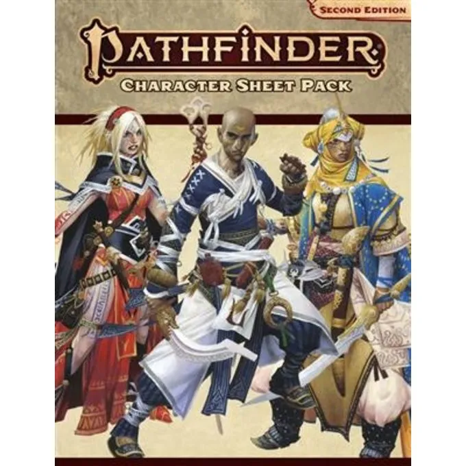 PAIZO Pathfinder Character Sheet Pack 2nd Ed. 3 PAIZO Pathfinder Character Sheet Pack 2nd Ed.