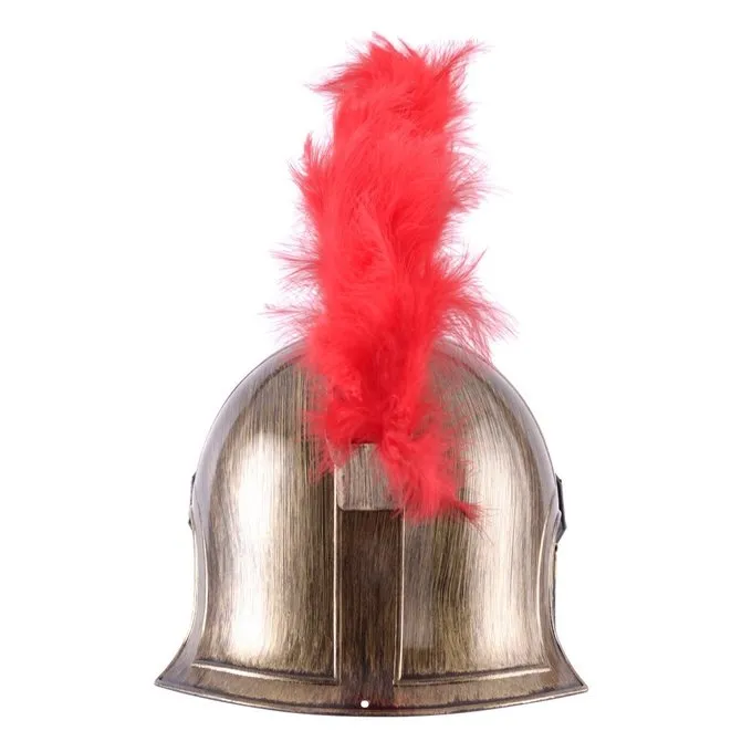 Romeinse Speelgoedhelm Met Rode Helmkam 5 Romeinse Speelgoedhelm Met Rode Helmkam - Afbeelding 3