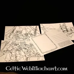 Set Kleurkaarten Piraten