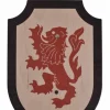 Speelgoedschild Leeuwenhart, Zwart-rood
