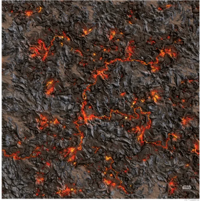 FANTASY FLIGHT GAMES Star Wars Legion Sullust Game Mat 4 FANTASY FLIGHT GAMES Star Wars Legion Sullust Game Mat - Afbeelding 2