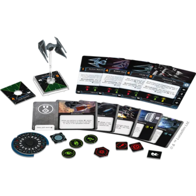 FANTASY FLIGHT GAMES Star Wars X-wing 2.0 TIE Interceptor 3 FANTASY FLIGHT GAMES Star Wars X-wing 2.0 TIE Interceptor